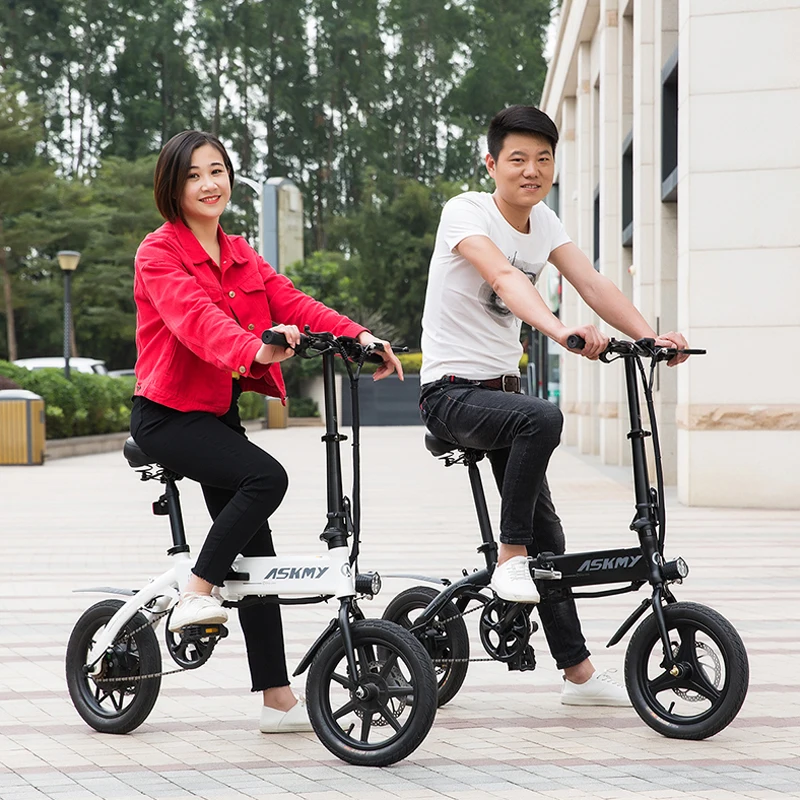 Cheap 14inch folding electric bike Portable mini adult e bike Two disc brakes electric bicycle City travel electric scooter 2 Cheap 14inch folding electric bike Portable mini adult e bike Two disc brakes electric bicycle City travel electric scooter 2