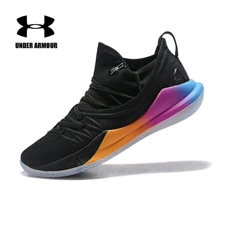 

Under Armour UA Men's Curry 5 Five New Sport Basketball Sneakers Outdoor Athletic Light Cushioning Breathable Training Shoes