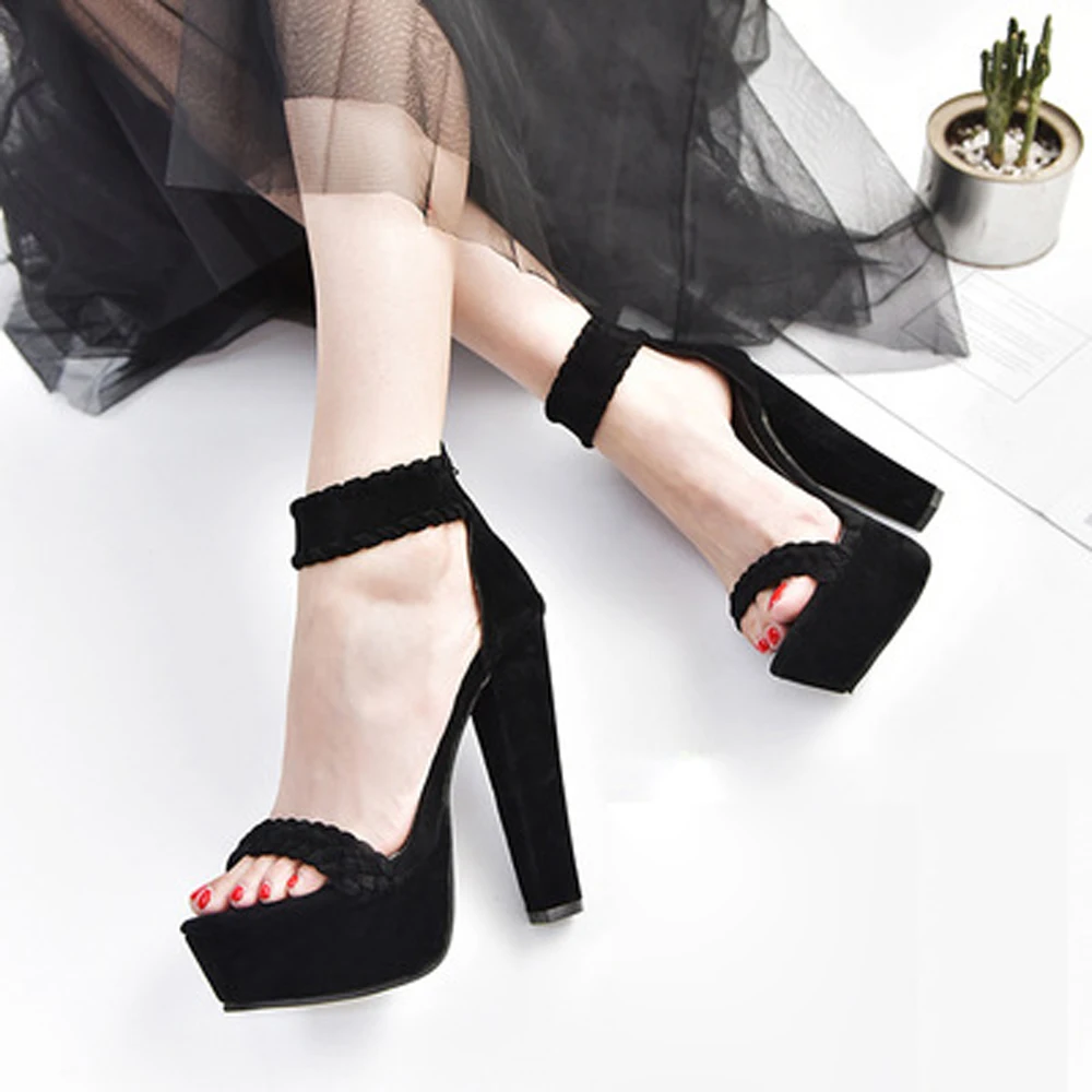 المرأة الصنادل الصيف النساء أحذية مضخات رقيقة صنادل عالية الكعب اللمحة تو الكاحل الأشرطة الصنادل السيدات بو حذاء من الجلد المدبوغ الأسود 6- 8 ... المرأة الصنادل الصيف النساء أحذية مضخات رقيقة صنادل عالية الكعب اللمحة تو الكاحل الأشرطة الصنادل السيدات بو حذاء من الجلد المدبوغ الأسود 6- 8 ...