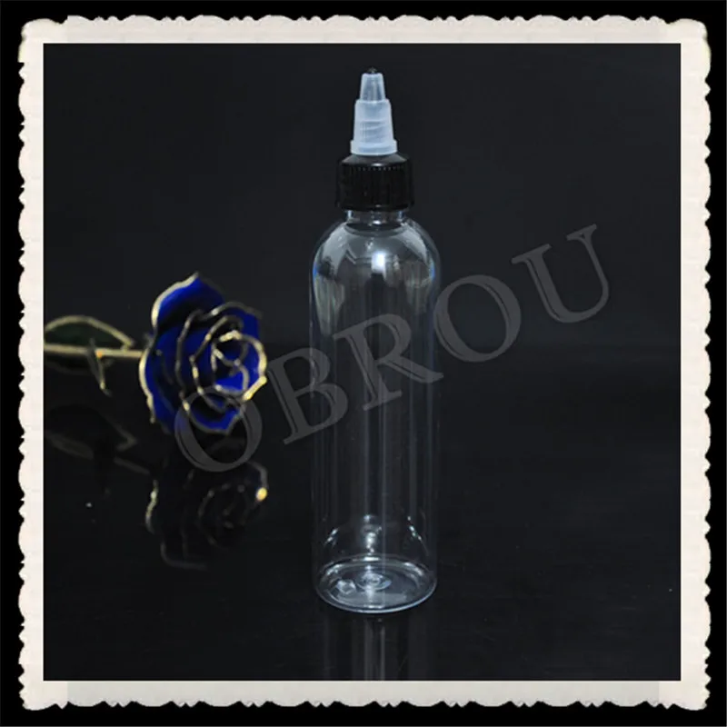 2018 new type 120ml twisted cap bottles, 670pcs empty pet plastic glue