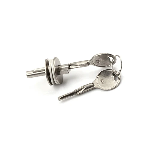 501 Glass Lock Zinc Alloy Showcase Push Glass Display Cabinet Door Cylinder Locks Sliding Glass Push Door Hardware
