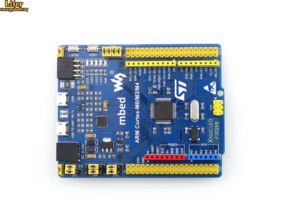 

STM32 Board XNUCLEO-F302R8 STM32F302R8T6 Cortex-M4 STM32 Development Board with a ST-LINK/V2 Module Starter Kit