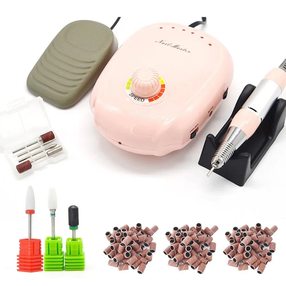 35000 RPM Nail drill machine manual switch that can be controlled White