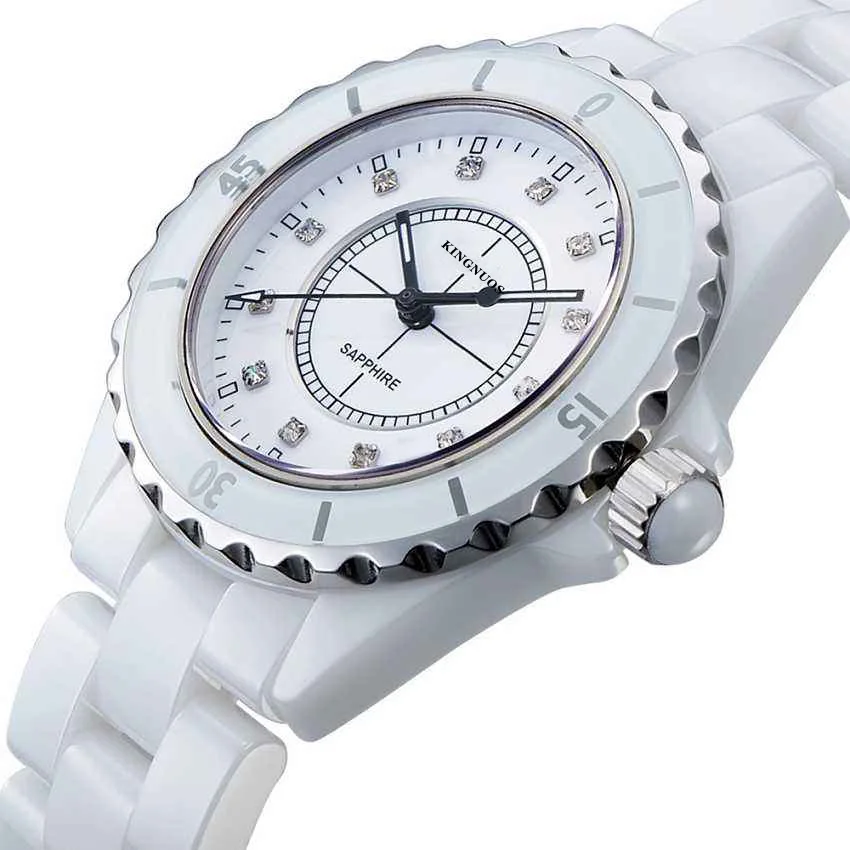 

Reloj Mujer 2018 New Women Fashion Casual Simple Imitation Ceramic Watch Luxury Brand Bracelet Quartz Watches Women Dress Watch