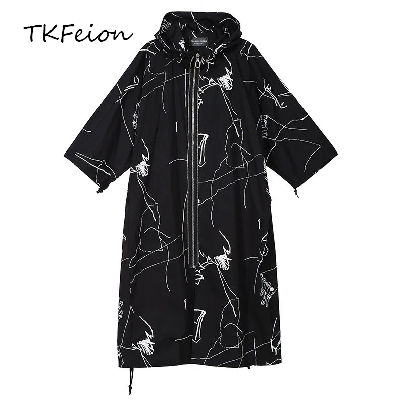 Women Clothing Black Long Coat 2018 Spring Autumn Winter