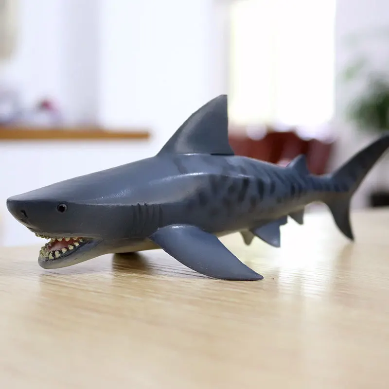 

Tiger Shark Model Toy Simulation Marine Animals Plastic Toy Model
