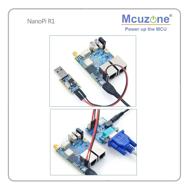  FriendlyELEC NanoPi R1 Allwinner H3 Gbps Ethernet de Wifi Bluetooth GSM cortex-A7 ETHERNET 8GB eMMC