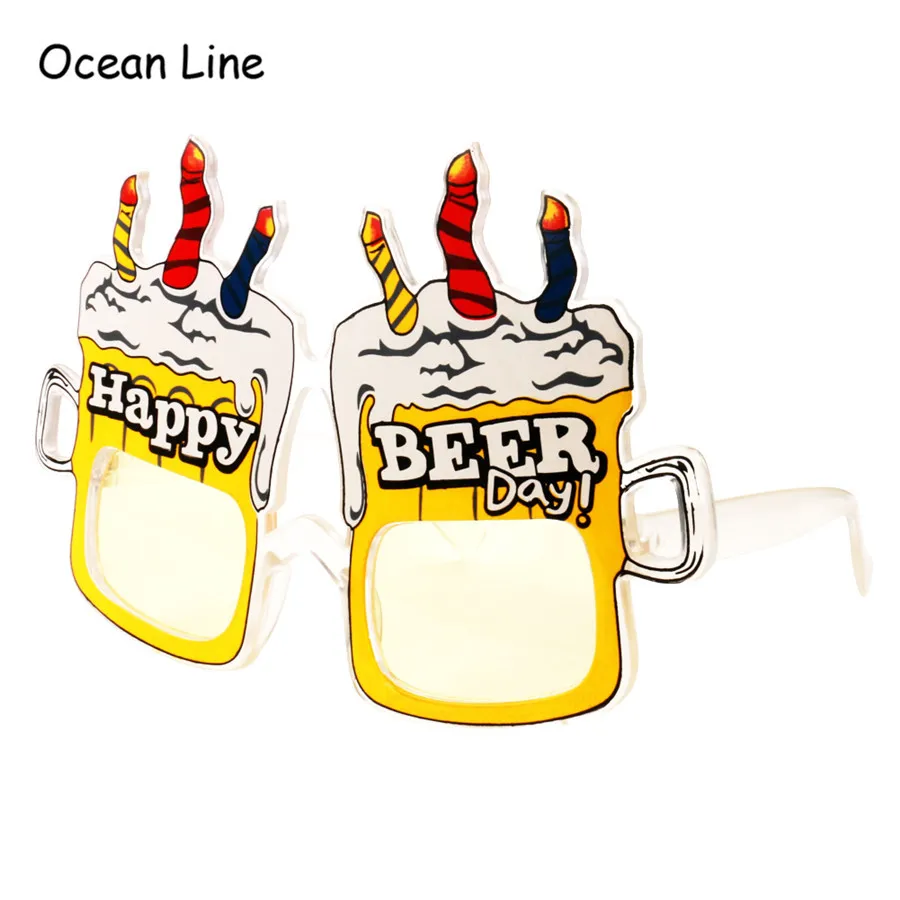 Vtipné pivo láhev Víno Kostýmy brýle Fotobooky Party Prop Holiday Beach Oktoberfest Svatební akce Slavnostní dodávky Dekorace