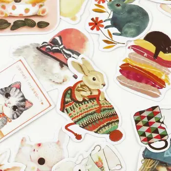 

Japanese Lovely Animal Stickers Notebook Diary Diy Accessories Sticker Labels For Dokibook Planner School Creative Stationery