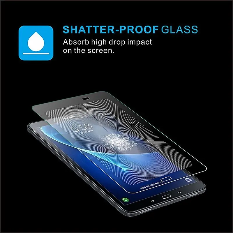 9H T285 T280 закаленное стекло 2.5D чехол для Samsung Galaxy Tab A A6 2016 LTE 7 дюймов Защитная пленка для экрана планшета-0