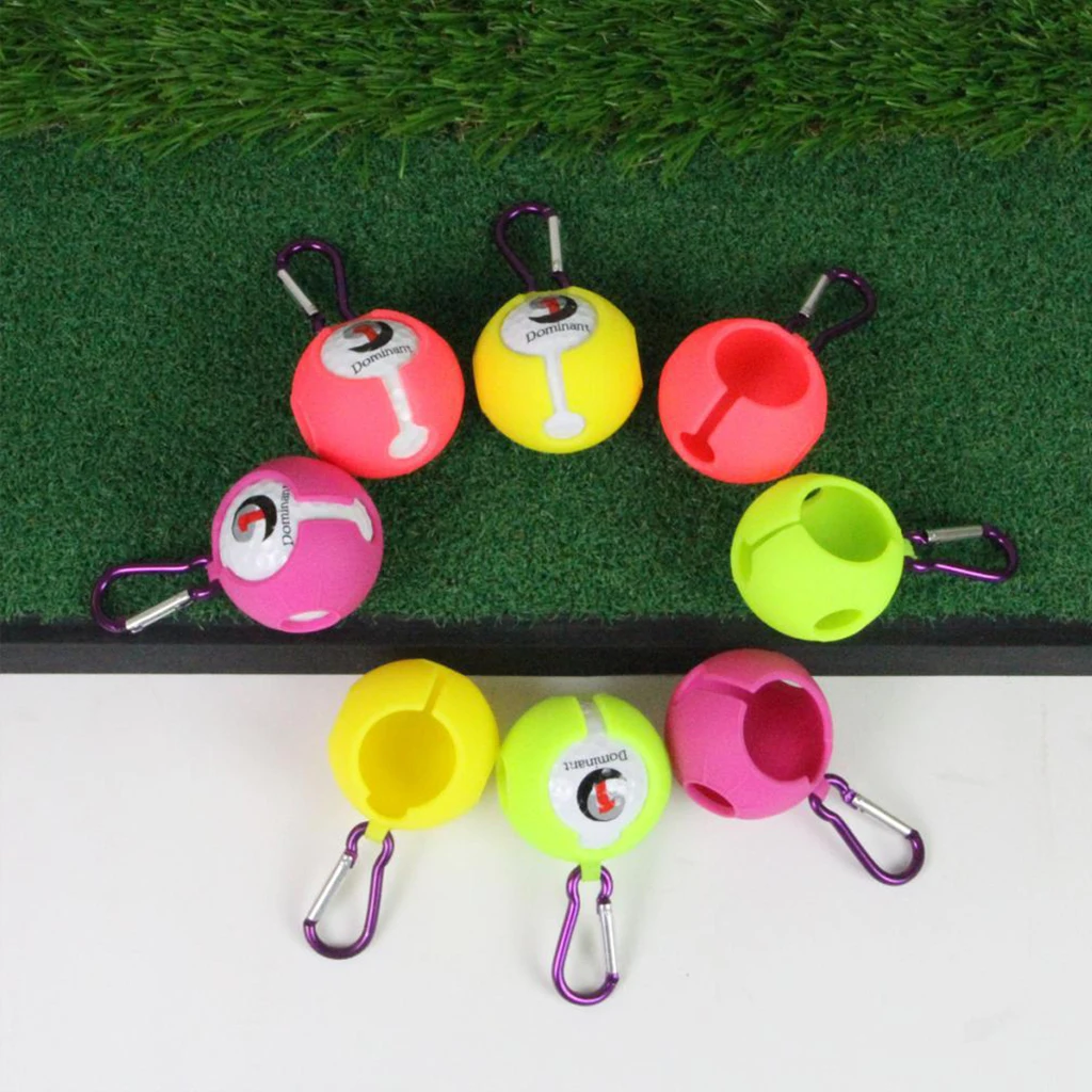 Durable Golf Ball Holder Container Carrier Carry Bag Pouch Holds One Ball for Kids Adults
