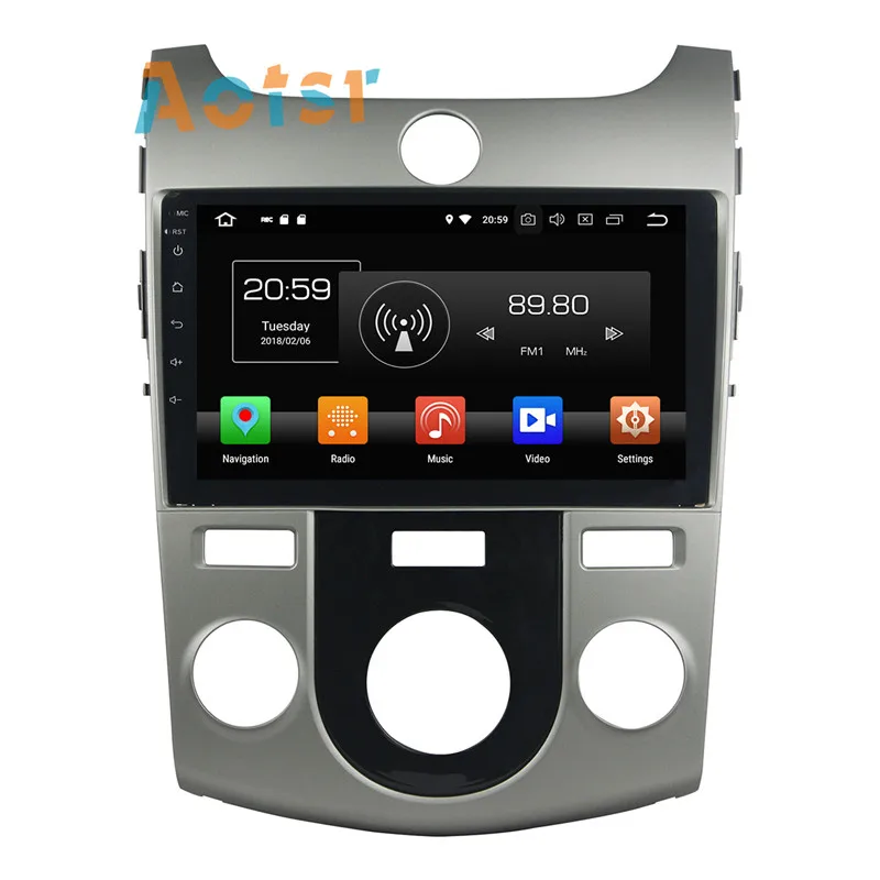 Cheap IPS Screen Android 8.0 Car dvd multimedia player head unit for KIA Forte Cerato 2008 - 2012 GPS Navigation radio auto stereo 6