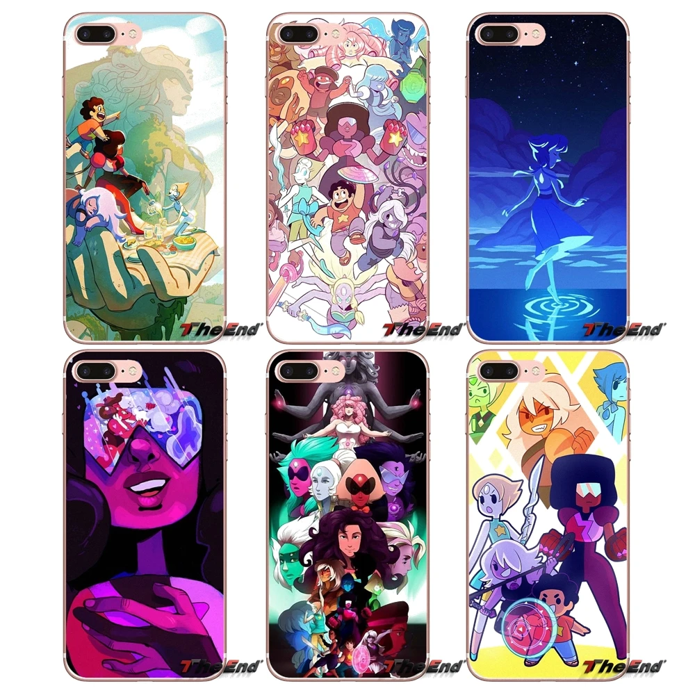 TPU чехол для Huawei G7 G8 P7 P8 P9 Lite Honor 4C 5X 5C 6X Mate 7 8 9 Y3 Y5 Y6 II 2 Pro 2017 Steven Universe Amethyst