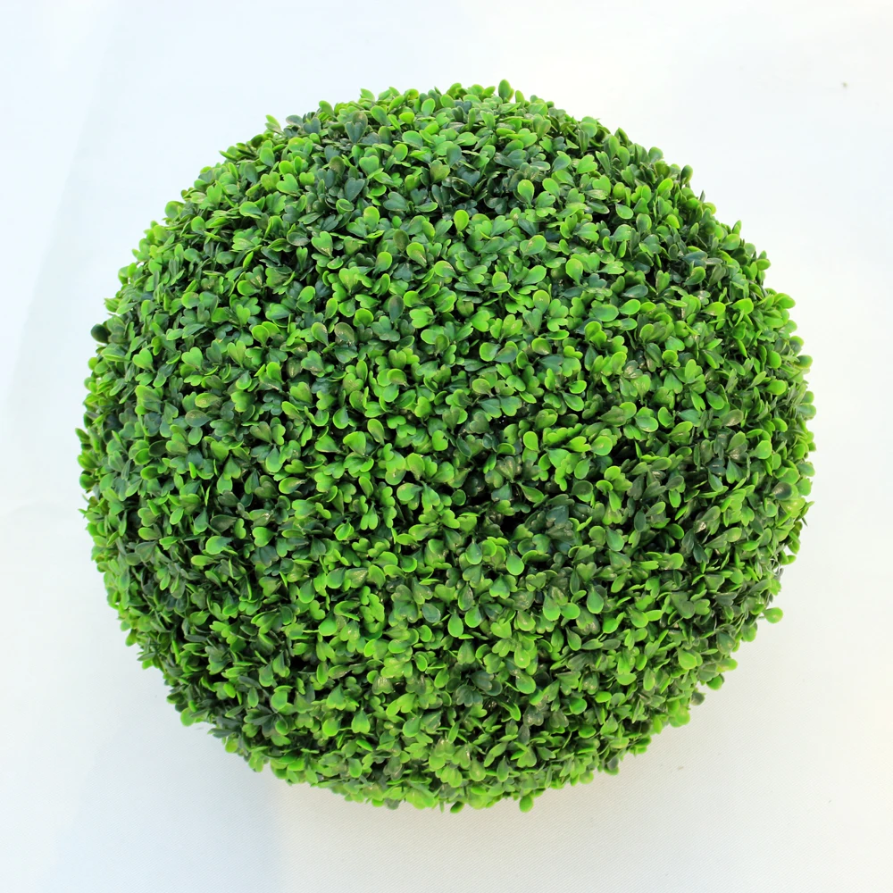 ULAND 48CM Decorative Artificial Grass Ball Plastic Leaf Effect Hanging