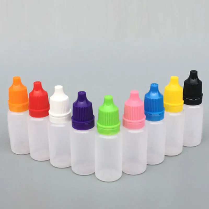 

5ml 10ml Empty Plastic Squeezable Dropper Bottle Eye Liquid Dropper Sample Eyes Drop Refillable Bottles