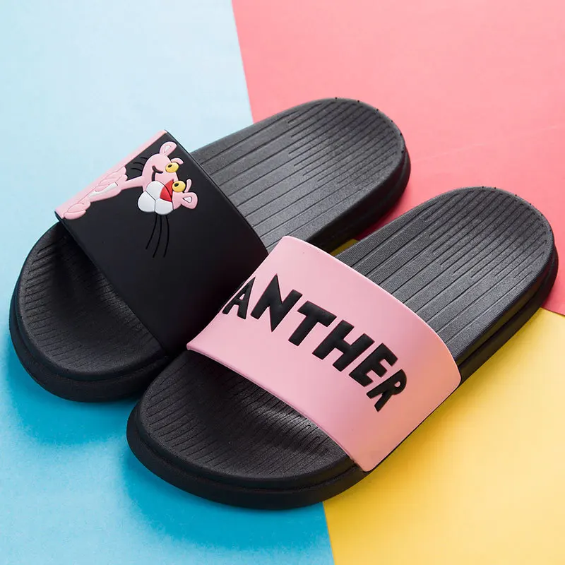 

lovely Comfortable cartoon Summer Women Slippers Non-slip beach slides sandals chinelo pantuflas Pantofle domowe home slippers