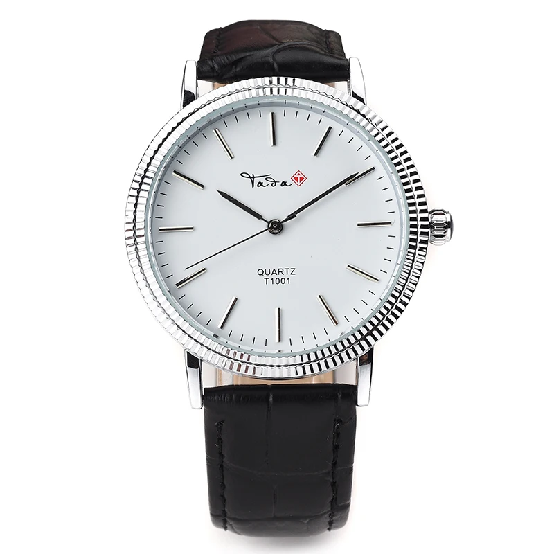 Fashion Women's Watches Sun Round Quartz Wristwatches Simple Casual Leather Watches Student Watches Female Models Sale