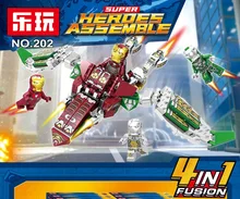 4Pcs Marvel Avengers 4 DC Super Heroes Iron Man Anti-Hulk Model Set Building Blocks Toys For Children цена 4Pcs Marvel Avengers 4 DC Super Heroes Iron Man Anti-Hulk Model Set Building Blocks Toys For Children цены онлайн