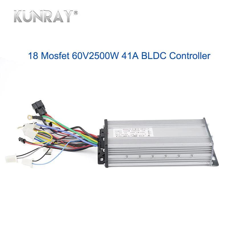 60V 2500W DC бесщеточный двигатель для электромобиля с 18 Mosfet 41A BLDC контроллер двигателя Электрический скутер электрический Bicicleta