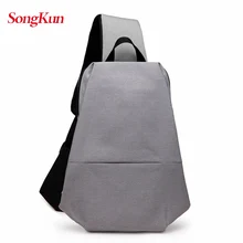 SongKun холст Для мужчин нагрудная сумка в стиле casual сумка мульти-функциональный Для мужчин Курьерские сумки Наплечная Сумка новых модных брендов