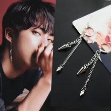 KPOP Bangtan/альбом для мальчиков JIMIN Spike, корейские сережки-шпильки, модные ювелирные аксессуары для мужчин и женская серьга
