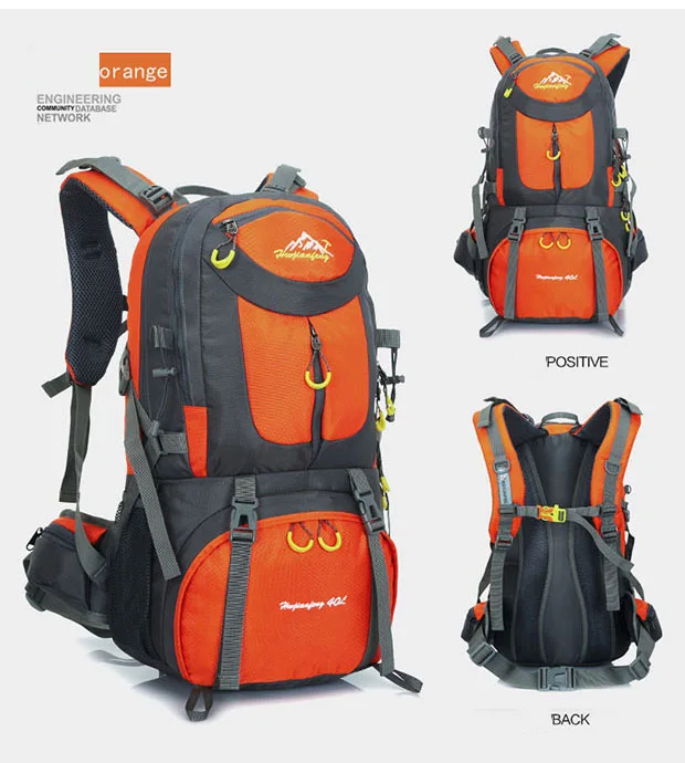 Mochila de Trekking 60l à Prova Dwaterproof Água Esportes Mochila Viagem Escalada Montanha 40l Caminhadas Acampamento Esqui Turista 50l 22 água esportes mochila viagem escalada montanha 40l