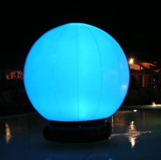 

Changing Color Portable Light Inflatable Led Inflatable Round Ball For Stage or Party