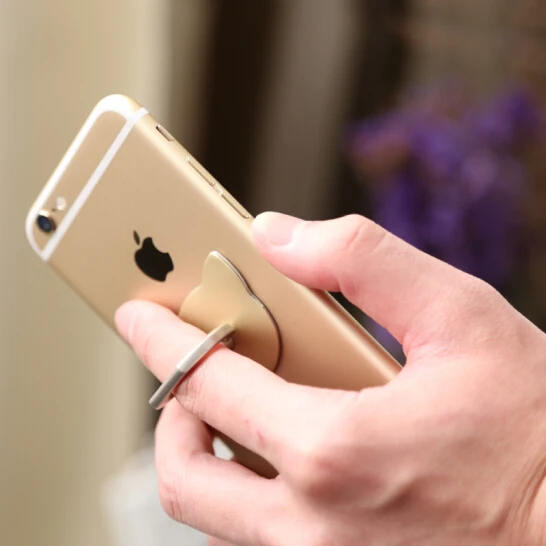 2pcs Universal Finger Ring Mobile Phone Smartphone Stand Holder For iPhone Xiaomi Samsung Smart Phone IPAD MP3 Car Mount Stand