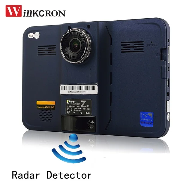 

7 inch Car DVR GPS Radar Detector Car Truck Vehicle Android WiFi Dash Camera Parking DVR Camcorder Bulit in 16GB free map