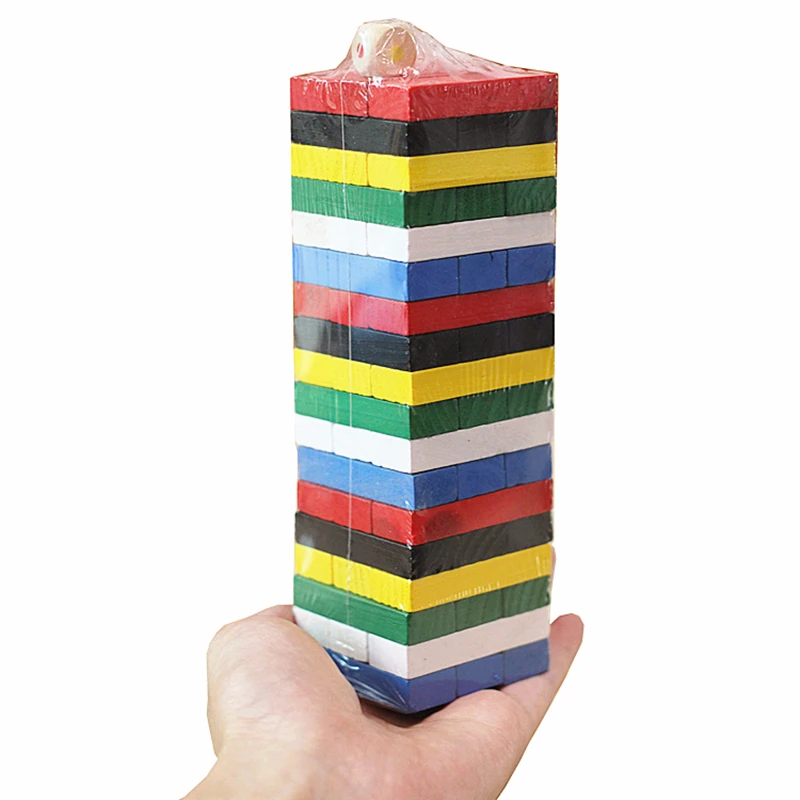 Mini Wooden Tower Wood Building Blocks Kids Toy Domino Stacker Extract Building Educational Jenga Game Gift Mini Wooden Tower Wood Building Blocks Kids Toy Domino Stacker Extract Building Educational Jenga Game Gift