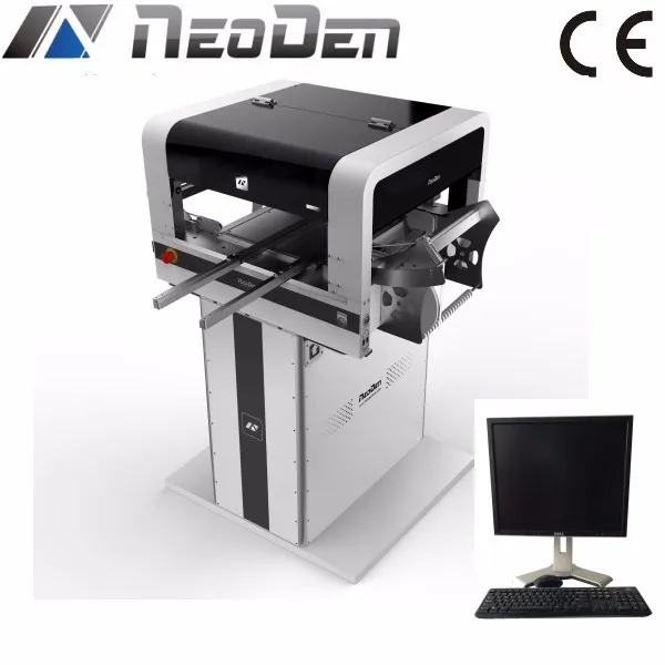 Electronics benchtop smt pick and place machine for PCB mounting vision system 4 heads small batch production | Инструменты