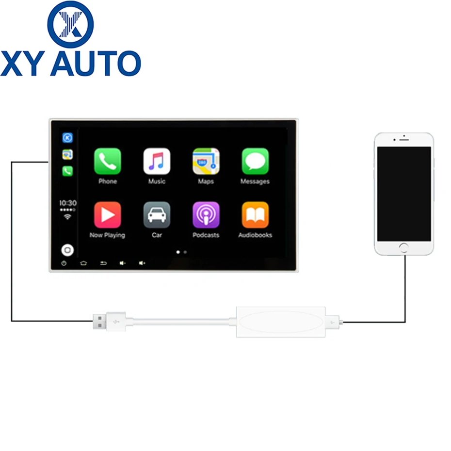 XY-AUTO Горячая USB Smart Link Apple Внешний порт Carplay для Android навигационный плеер мини USB Carplay палка с Android авто