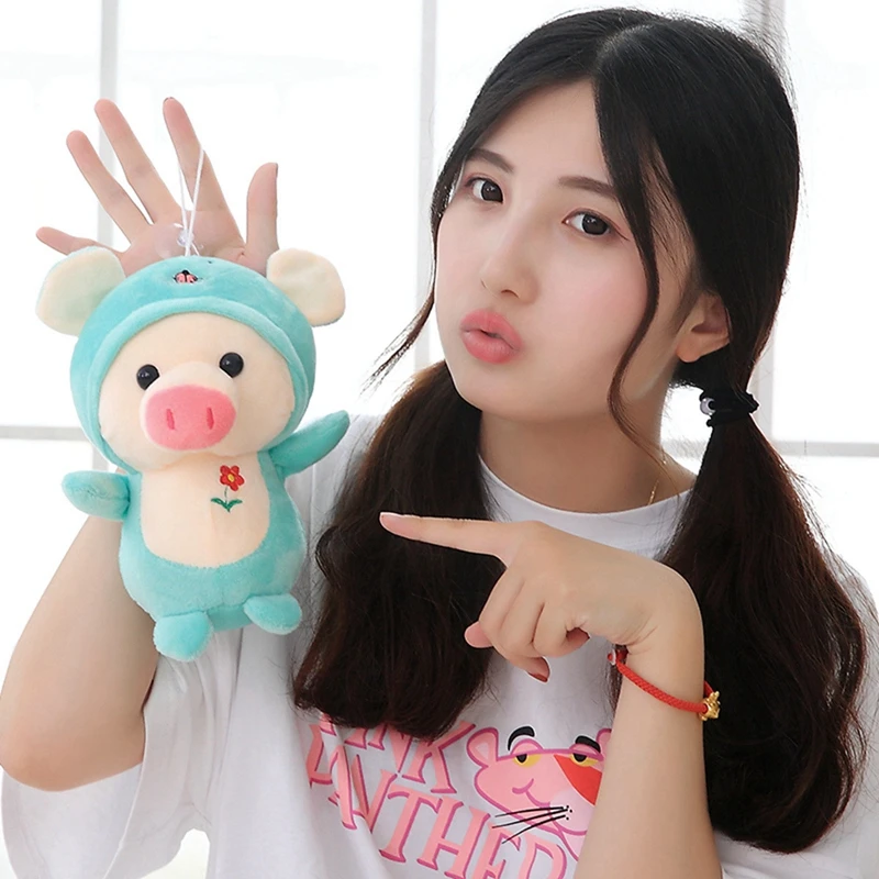 1 шт. 23 см Kawaii переодевание крестиков свинка плюшевая подвеска мягкая Подвеска со