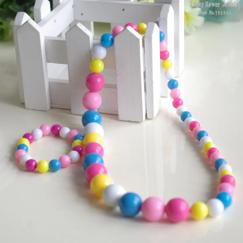 Necklace and Bracelets Suit girl and child hair summer style