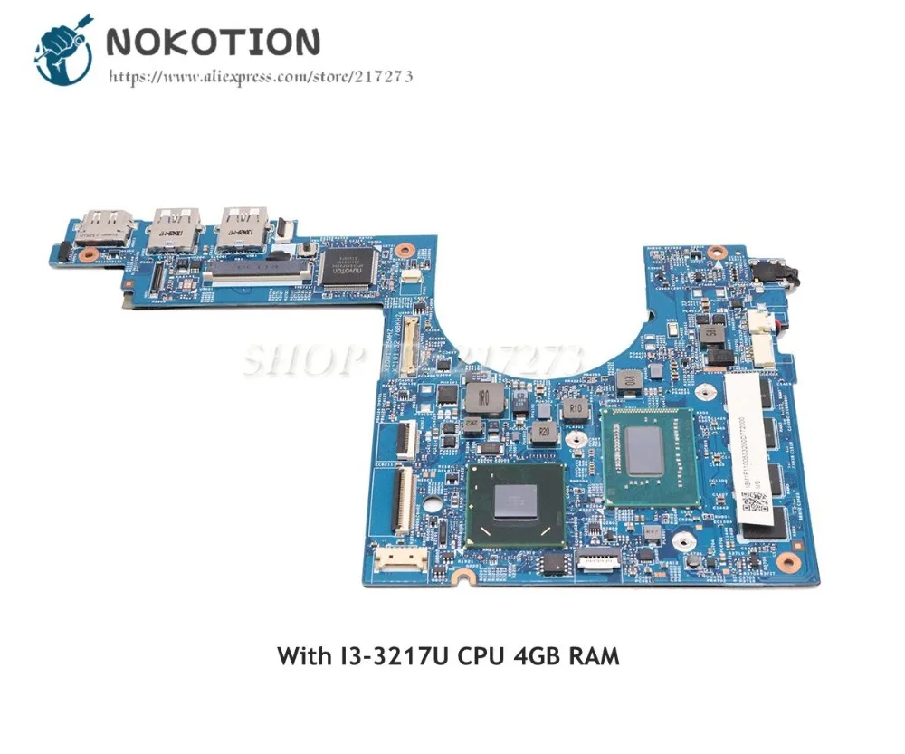 Материнская плата NOKOTION для ноутбука Acer aspire S3 391 48 4th03 021 NBM1F11005 NB.M1F11.005 SLJ8C SR0N9 быстрая