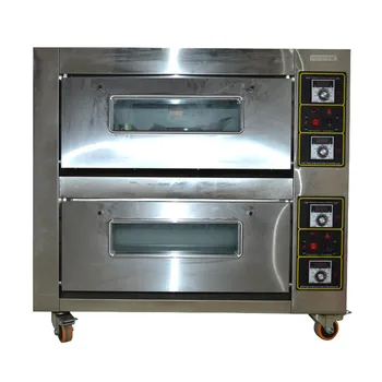 Online Commercial Electric Oven Baking Oven 6800w Double Layers Double Plates Baking Bread Cake Bread Pizza Machine 1pc