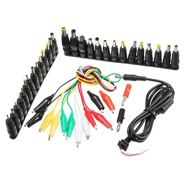 New Arrival 37Pcs Universal AC DC Jack Charger Connector Plug AC DC Power Adapter for Laptop Notebook with Cable New Arrival 37Pcs Universal AC DC Jack Charger Connector Plug AC DC Power Adapter for Laptop Notebook with Cable