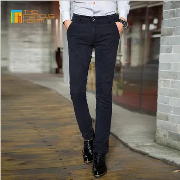 

Fashion High Quality Trousers Men Pants Straight Spring and Autumn Long Male Classic Business Casual Trousers Full Length Mid
