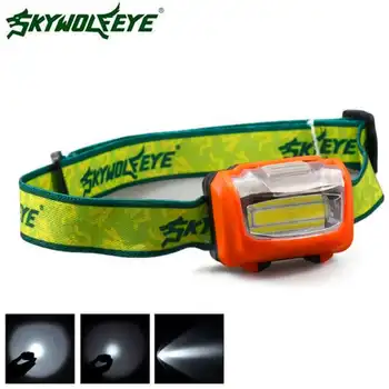 

3W Mini Headlight 300Lumens led torch LED Flashlight Lamp Head Torch Camping powerful led flashlight #4S5