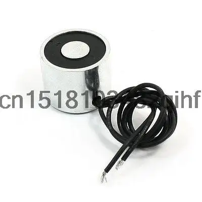

DC12V 50N 0.33A 2 Wired Connector Electromagnet Solenoid Lift Holding