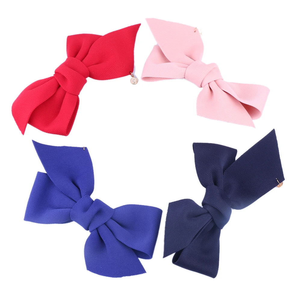 

1PC Fashion Cloth Bows Hair Clips for Women Girl Wedding Party Hairpins Hair Accessories Lovely Headwear