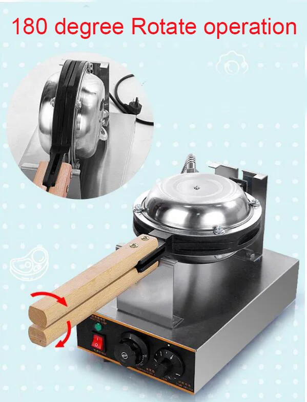 Electric Chinese eggettes waffle maker puff iron Hong Kong bubble eggs machine cake oven 110V 220V bubble waffle