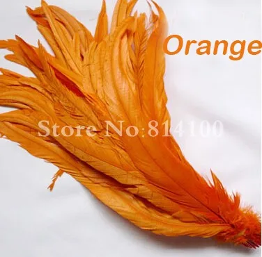 Natural Brown Rooster Tail Feather Accessories for DIY and Performance
