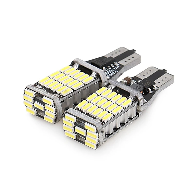 2 предмета в комплекте, авто T15 W16W 45SMD 6500 K белый светодиодный автомобилей CANBUS обратный сзади лампочки