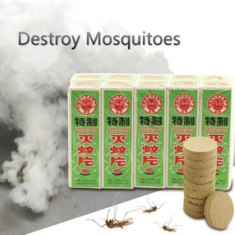 

10pcs Mosquito Repellent Environmentally Pest Excrement Smoked Film Mosquito Killer Moke Insect Repellent Mosquito Coil