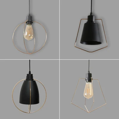 Подвесной светильник Lampen Lampara Squd Лидер продаж скандинавский металлический