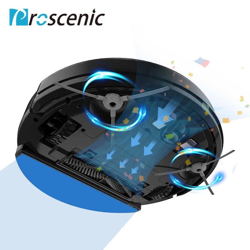 Proscenic 811GB Wifi Robot Vacuum Cleaner Floor Dust Auto Sweeping Cleaning Carpets Animal Hair Vacuum Cleaner Wiper Robot