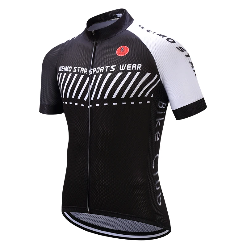 Weimostar برو فريق الرجال دراجة دراجة الدراجات جيرسي ropa ciclismo رياضية رجالي الدراجات الملابس قصيرة الأكمام قمصان قمم S-XXXL
