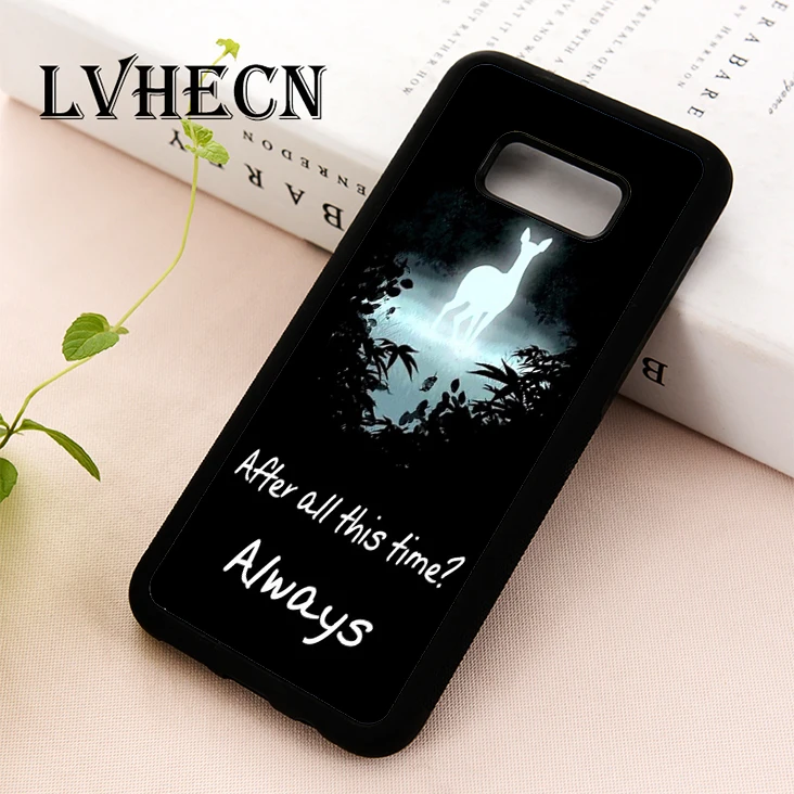 

LvheCn phone case for Samsung S5 S6 S7 S8 S9 S10 EDGE PLUS S10e lite Note 5 8 9 After all this time always dialogue harry potter
