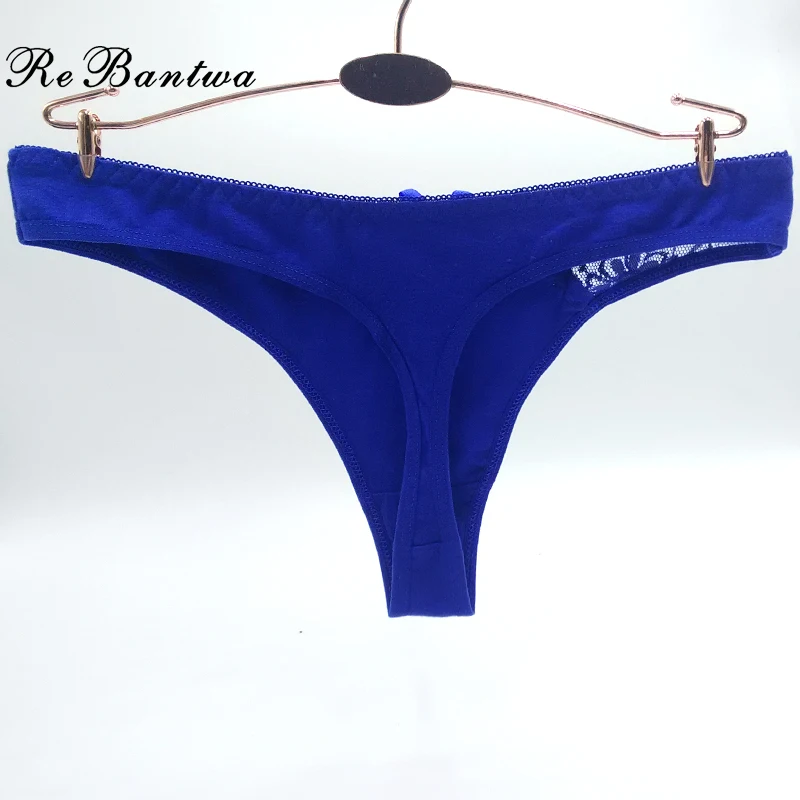 Rebantwa 10pcs Lot Women Sexy G-strings Thongs Strings Cotton Woman Underwear Intimates Lingerie Ladies Panties Tangas for Women